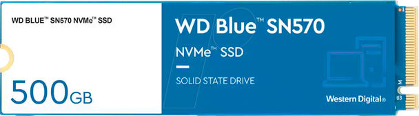 WD Blue SN570 500GB NVMe Desktop Internal SSD | WDS500G3B0C | SecuryTik